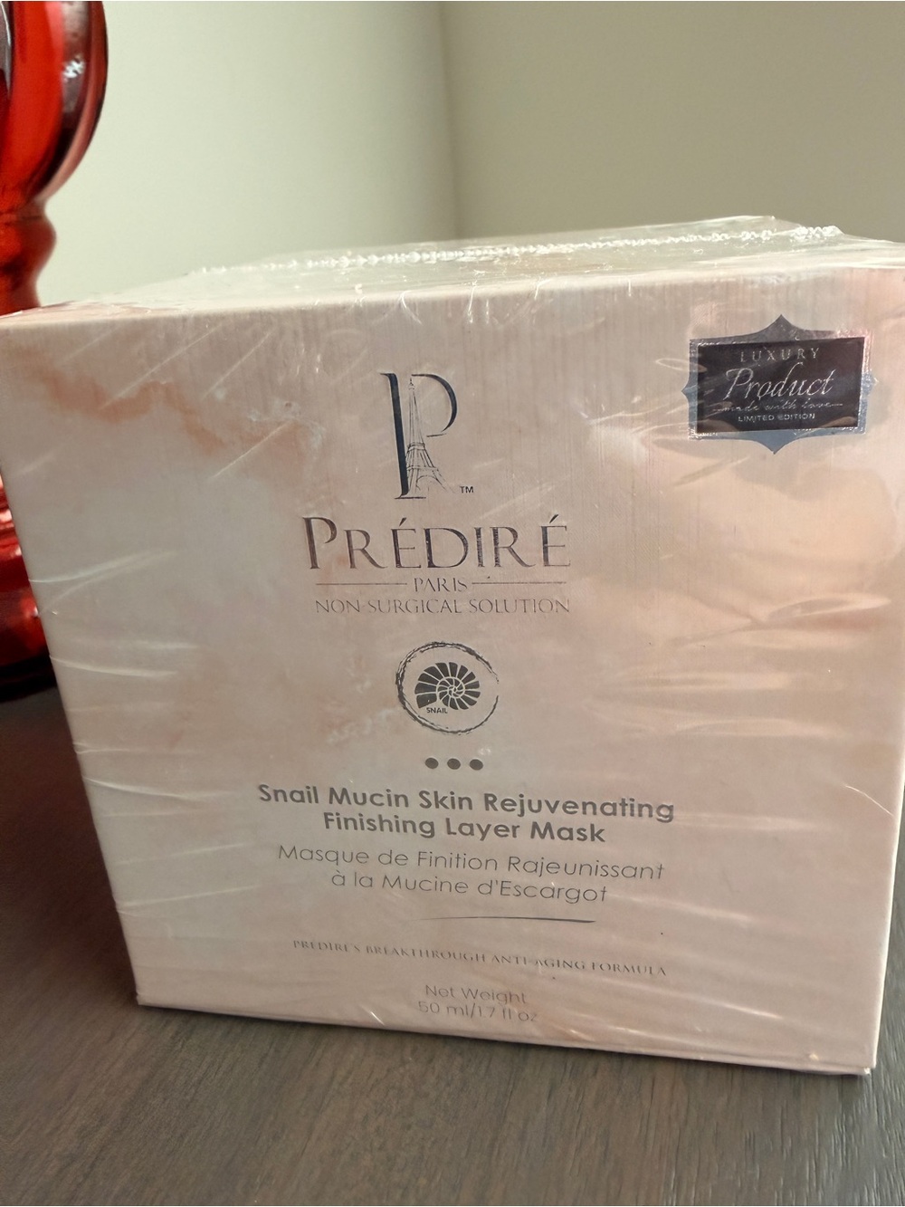 Prédiré Paris Snail Mucin Skin Rejuvenating Finishing Layer Mask 50ml NEW